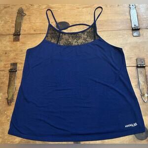 Woman’s Adore Me Blue with Lace Cami X-Large